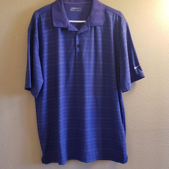 Nike Other - Nike Mens Purple Golf Shirt L